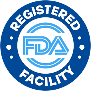 Produced in an FDA-registered facility