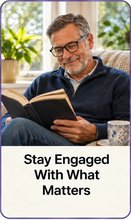 Stay engaged with what matters